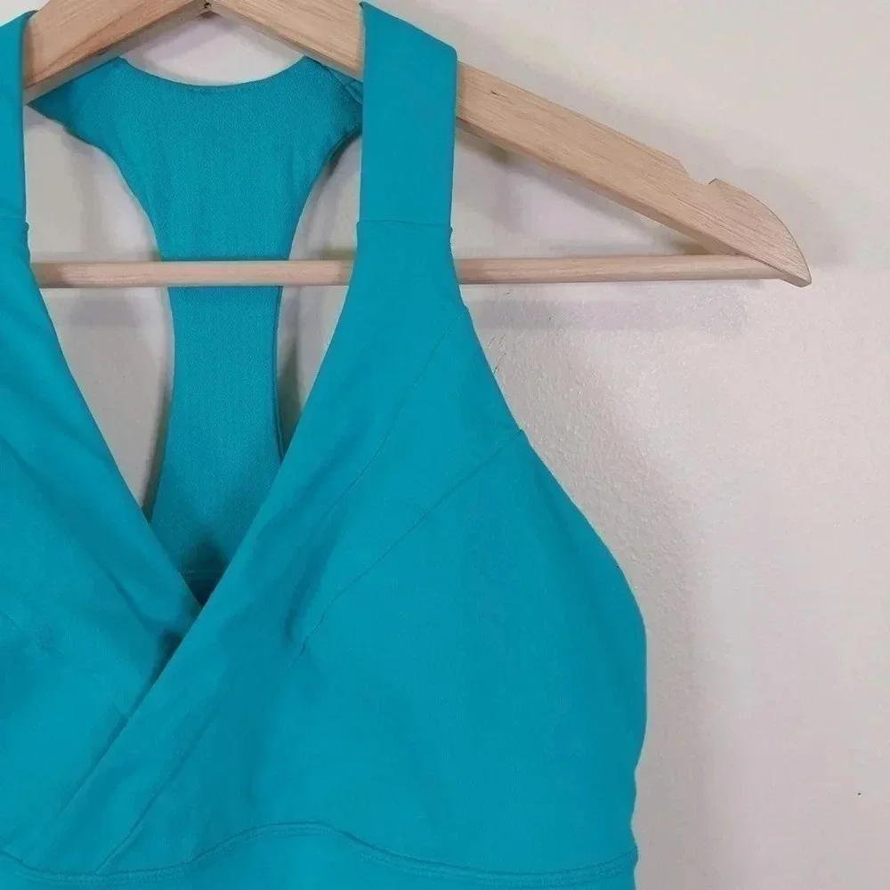 Lululemon Deep Breath Teal Racerback Tank - Picture 5 of 11